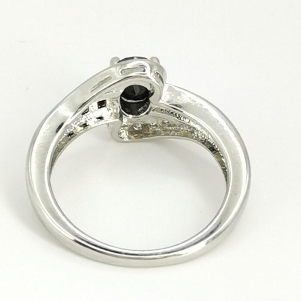 Sterling Silver Black Spinel ring size 7.25 🆕 - Picture 5 of 6
